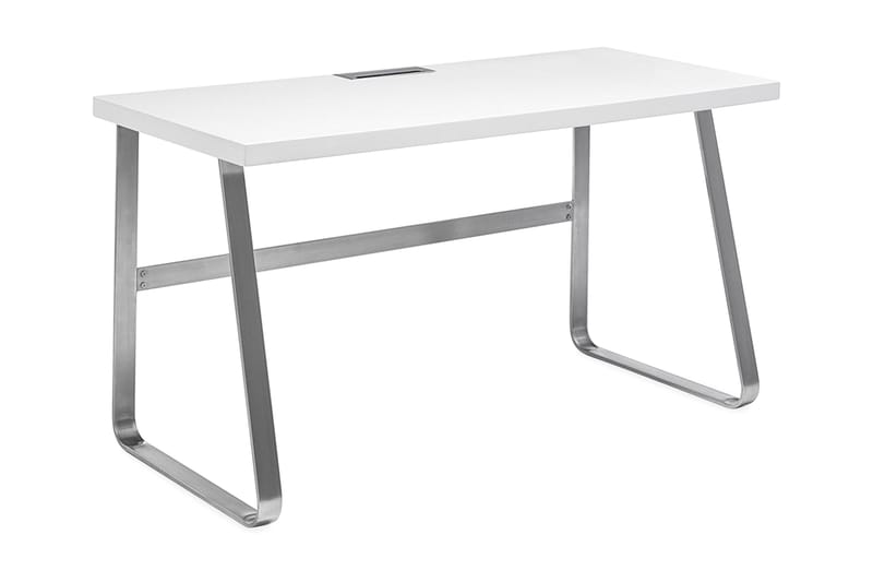 Beno Skrivbord 140 cm - Vit/Krom - Möbler - Bord & matgrupper - Kontorsbord - Skrivbord