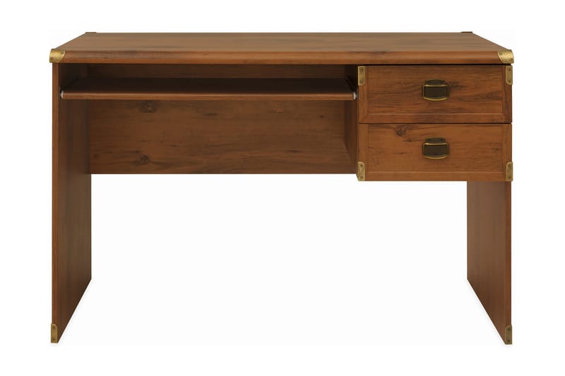Boonville Datorbord 120 cm med Förvaring 2 Lådor - Natur - Möbler - Bord & matgrupper - Kontorsbord - Skrivbord