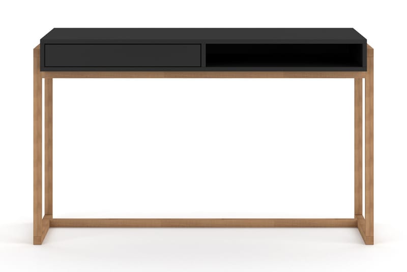 Braco Skrivbord 126 cm - Svart - Möbler - Bord & matgrupper - Kontorsbord - Skrivbord