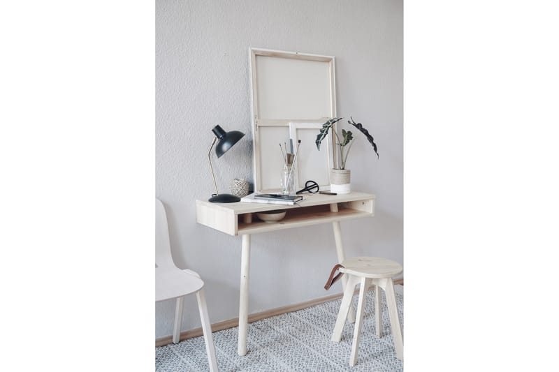 Capo Skrivbord 90 cm med Förvaring Hylla Tall/Natur - Karup Design - Möbler - Bord & matgrupper - Kontorsbord - Skrivbord