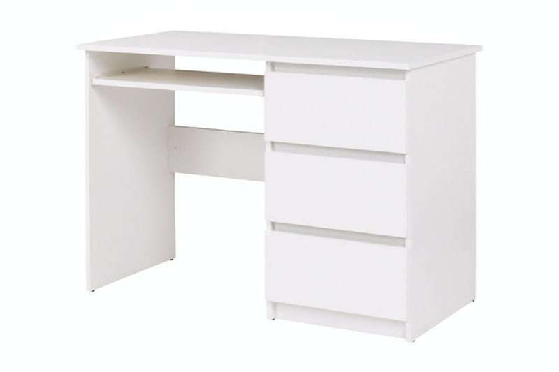 Cocorna Skrivbord 110 cm med Förvaring Lådor - Matt Vit - Möbler - Bord & matgrupper - Kontorsbord - Skrivbord