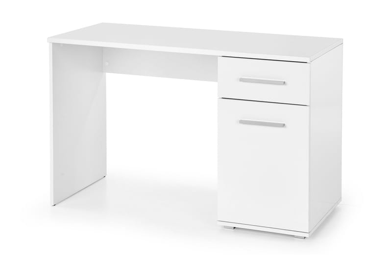 Copara Skrivbord 120 cm med Förvaring Hylla + Skåp - Vit - Möbler - Bord & matgrupper - Kontorsbord - Skrivbord