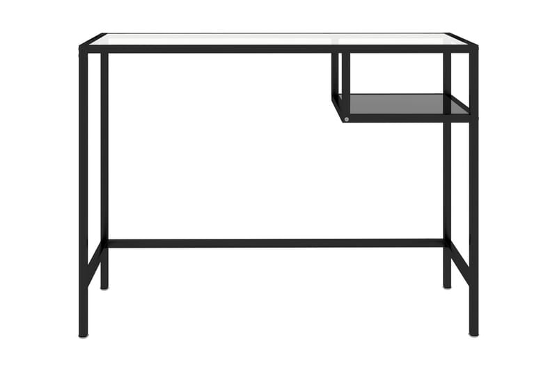 Datorbord svart 100x36x74 cm glas - Svart - Möbler - Bord & matgrupper - Kontorsbord - Skrivbord