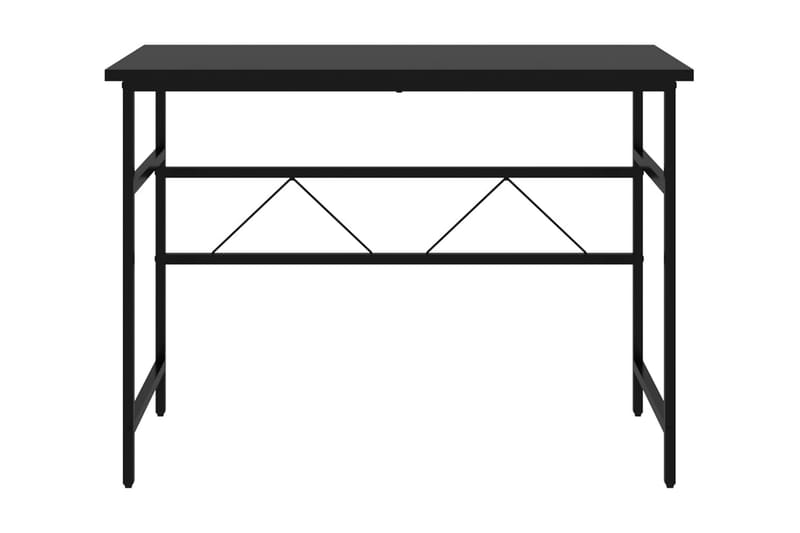 Datorbord svart 105x55x72 cm MDF och metall - Svart - Möbler - Bord & matgrupper - Kontorsbord - Skrivbord