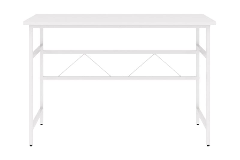 Datorbord vit 105x55x72 cm MDF och metall - Vit - Möbler - Bord & matgrupper - Kontorsbord - Skrivbord