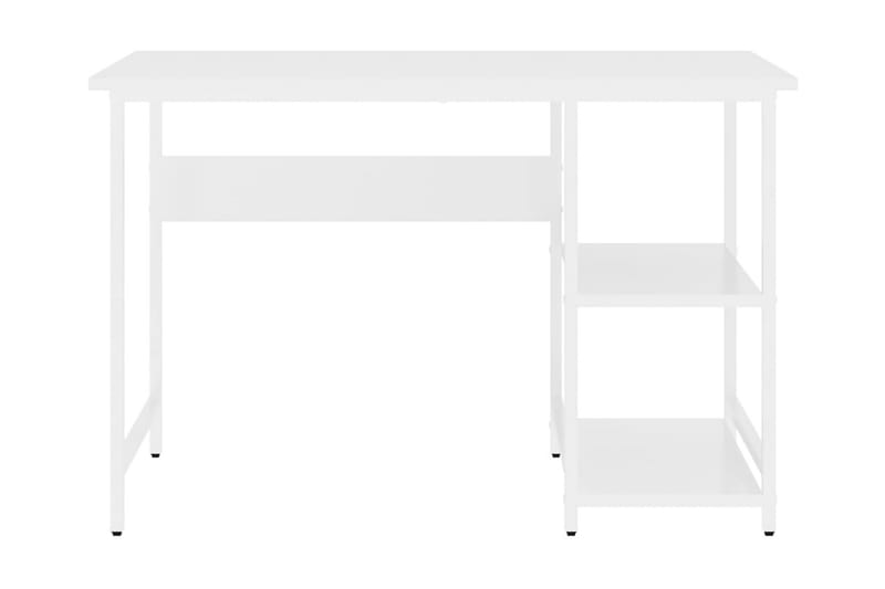 Datorbord vit 105x55x72 cm MDF och metall - Vit - Möbler - Bord & matgrupper - Kontorsbord - Ritbord