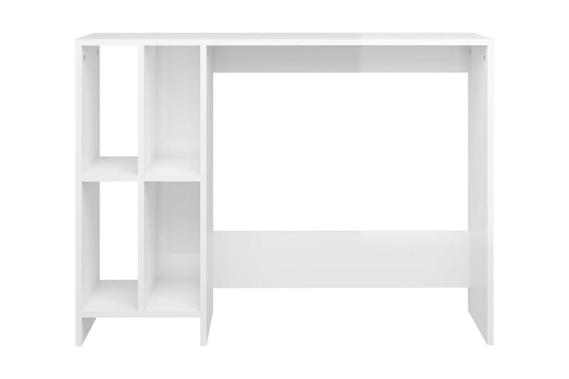 Datorbord vit högglans 102,5x35x75 cm spånskiva - Vit - Möbler - Bord & matgrupper - Kontorsbord - Skrivbord