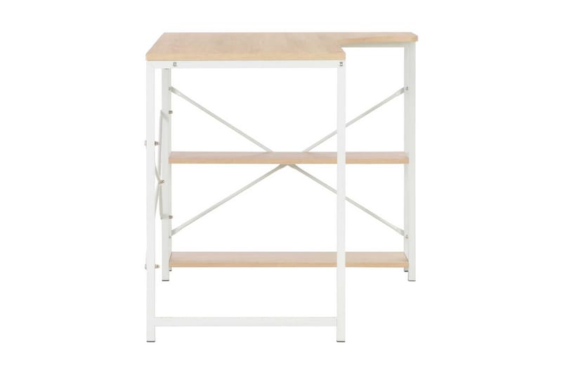 Datorbord vit och ek 120x72x70 cm - Vit - Möbler - Bord & matgrupper - Kontorsbord - Skrivbord