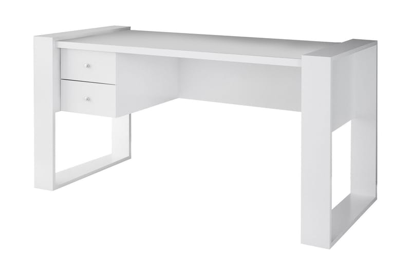 Dorlord Skrivbord 158 cm med Förvaring Lådor - Vit - Möbler - Bord & matgrupper - Kontorsbord - Skrivbord