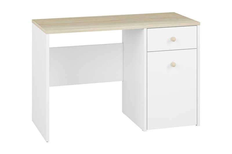 Dowson Skrivbord 79 cm - Natur/Vit - Möbler - Bord & matgrupper - Kontorsbord - Skrivbord