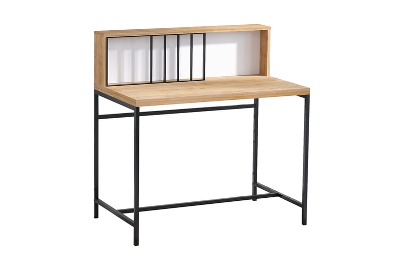 Dyltabruk Skrivbord 100 cm med Förvaring Hylla - Brun - Möbler - Bord & matgrupper - Kontorsbord - Skrivbord