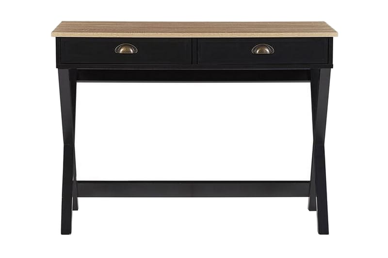 Ekart Skrivbord 103 cm - Svart/Ljusbrun - Möbler - Bord & matgrupper - Kontorsbord - Skrivbord