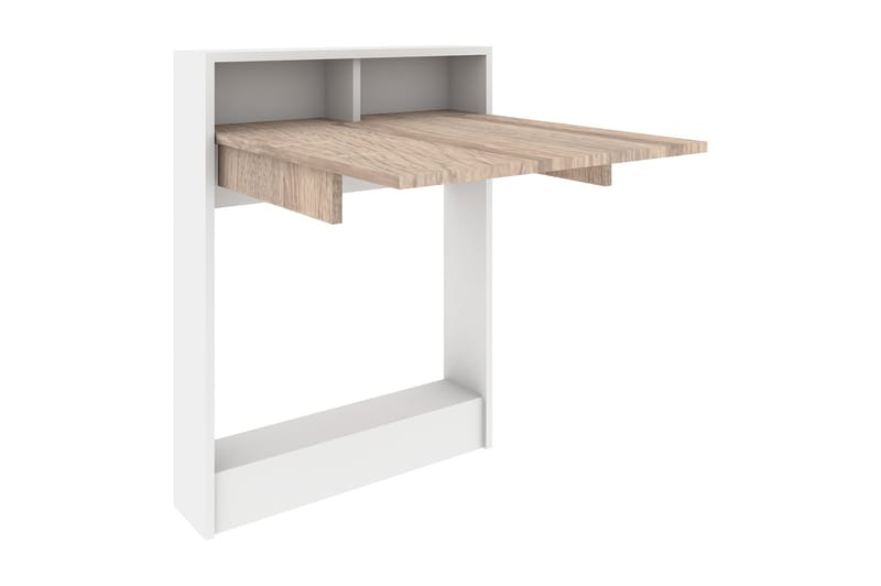 Elegancia Väggskrivbord 70 cm med Förvaring Hylla Utfällbart - Trä - Möbler - Bord & matgrupper - Kontorsbord - Skrivbord