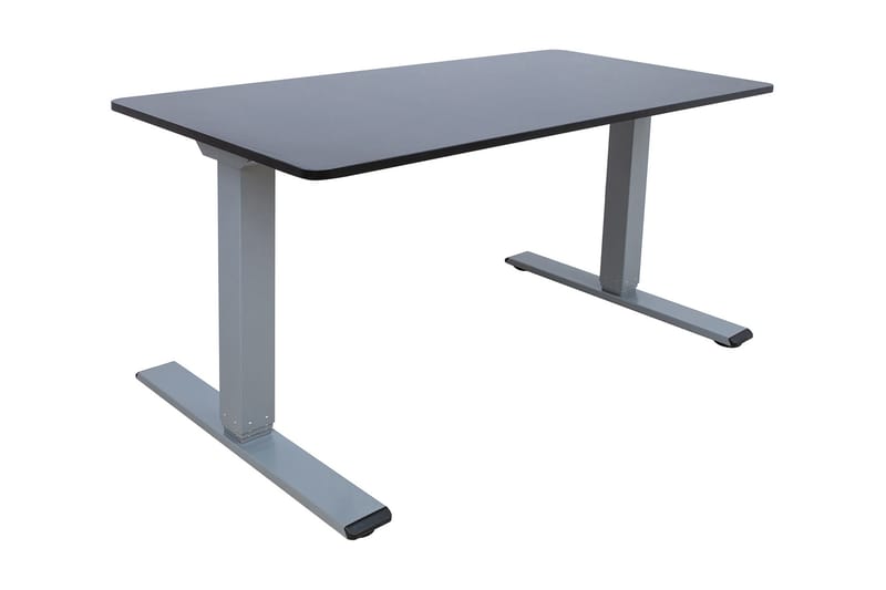 Ergo Optimal Skrivbord med 2 motor 140x80 cm Svart/Grå - Möbler - Bord & matgrupper - Kontorsbord - Skrivbord
