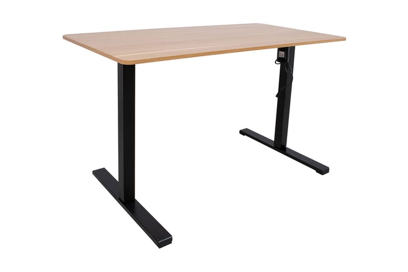 Ergo Optimal Skrivbord med motor 140x70 cm Trä/Svart - Möbler - Bord & matgrupper - Kontorsbord - Skrivbord