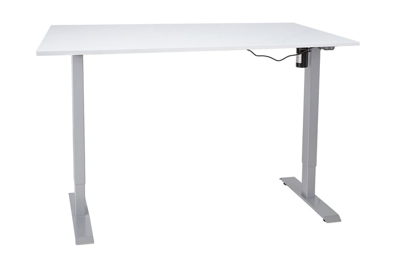 Ergosum 1 Skrivbord 140 cm Höj-och Sänkbar Elektrisk - Gråvit - Möbler - Bord & matgrupper - Kontorsbord - Skrivbord - Höj och sänkbart skrivbord