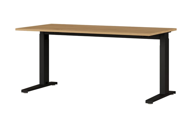 Escacena Skrivbord 160 cm - Brun/Svart - Möbler - Bord & matgrupper - Kontorsbord - Skrivbord - Höj och sänkbart skrivbord