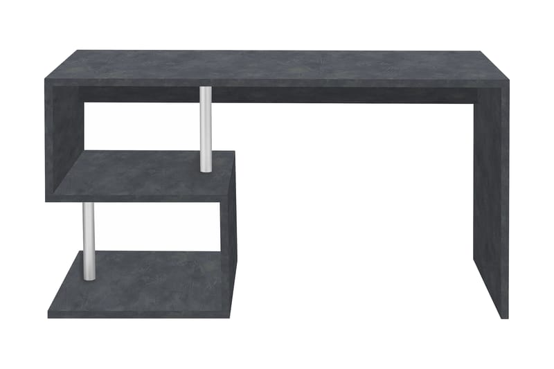 Esseda Skrivbord 140 cm med Förvaring Hyllor - Svart - Möbler - Bord & matgrupper - Kontorsbord - Skrivbord