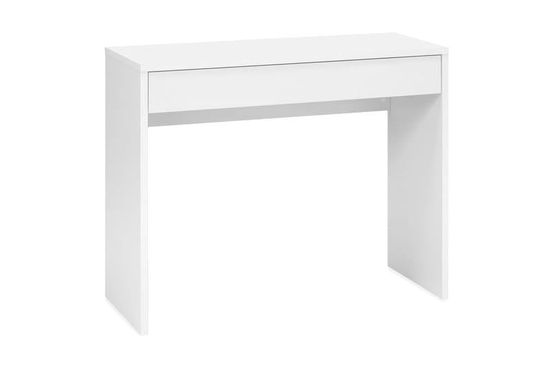 FMD Skrivbord med bred låda 100x40x80 cm vit - Vit - Möbler - Bord & matgrupper - Kontorsbord - Skrivbord