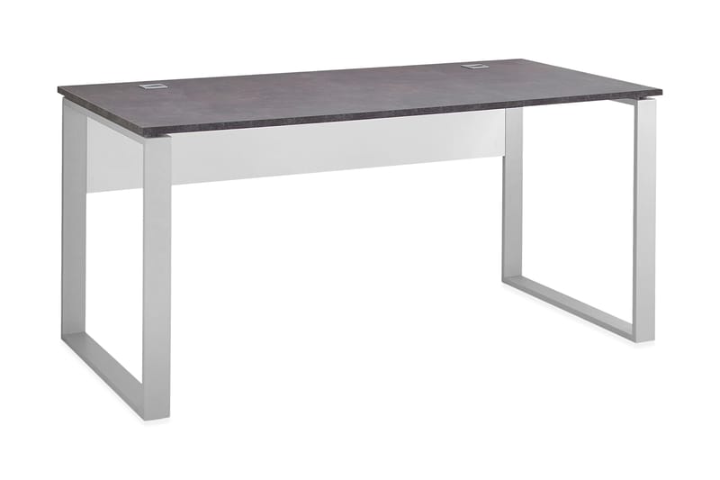 Funke Skrivbord 160 cm - Betonggrå/Vit - Möbler - Bord & matgrupper - Kontorsbord - Skrivbord