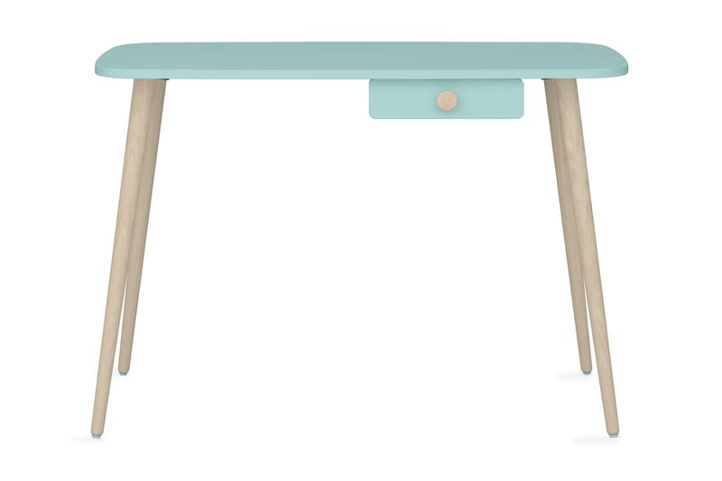 Genieve Skrivbord 110 cm med Förvaring Låda - Mint/Ek - Möbler - Bord & matgrupper - Kontorsbord - Skrivbord