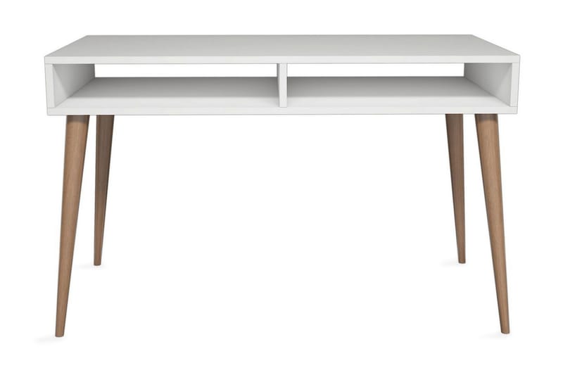 Gersby Skrivbord 120 cm med Förvaring Hylla - Vit/Natur - Möbler - Bord & matgrupper - Soffbord