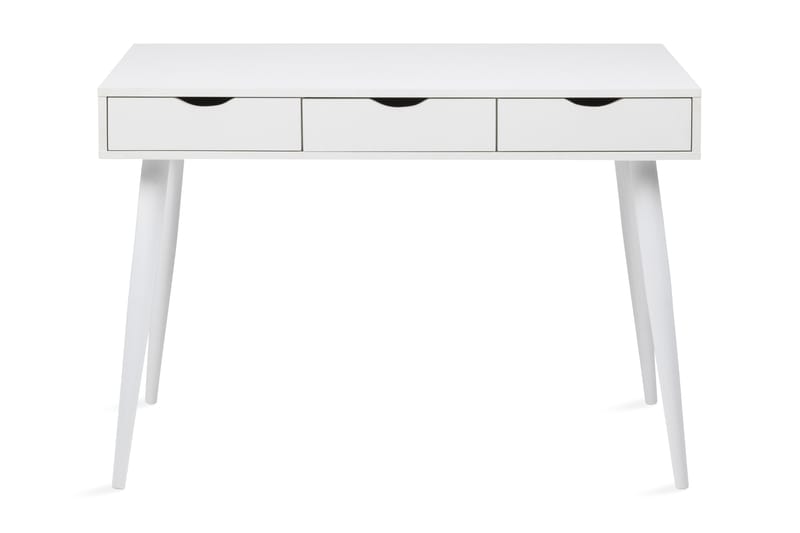 Gradina Skrivbord 110 cm med Förvaring 3 Lådor - Vit - Möbler - Bord & matgrupper - Kontorsbord - Skrivbord