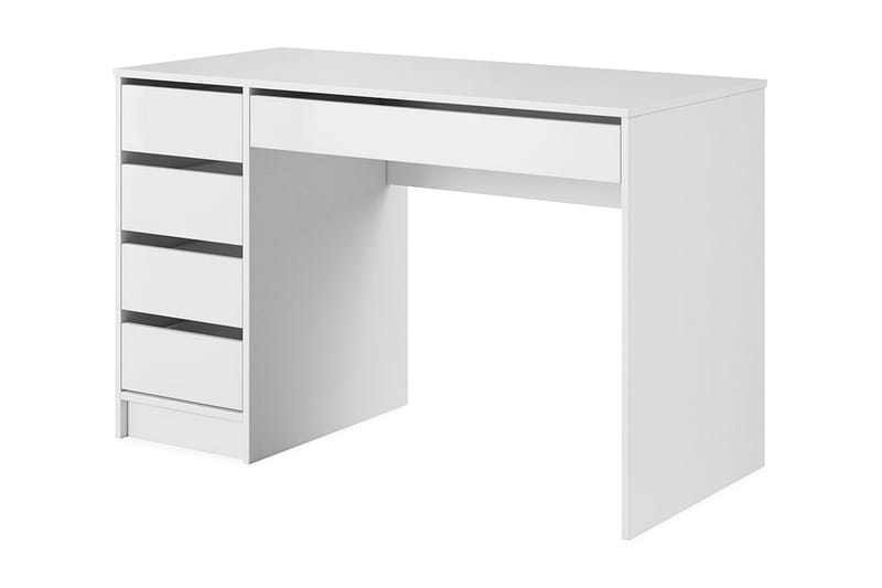 Harland Skrivbord 120 cm med Förvaring 5 Lådor - Vit - Möbler - Säng - Sängtillbehör & sänggavel - Sänggavlar & huvudgavlar