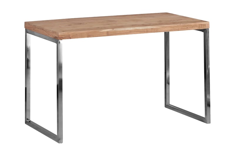 Hayoz Skrivbord 120 cm - Akacia/Krom - Möbler - Bord & matgrupper - Kontorsbord - Skrivbord