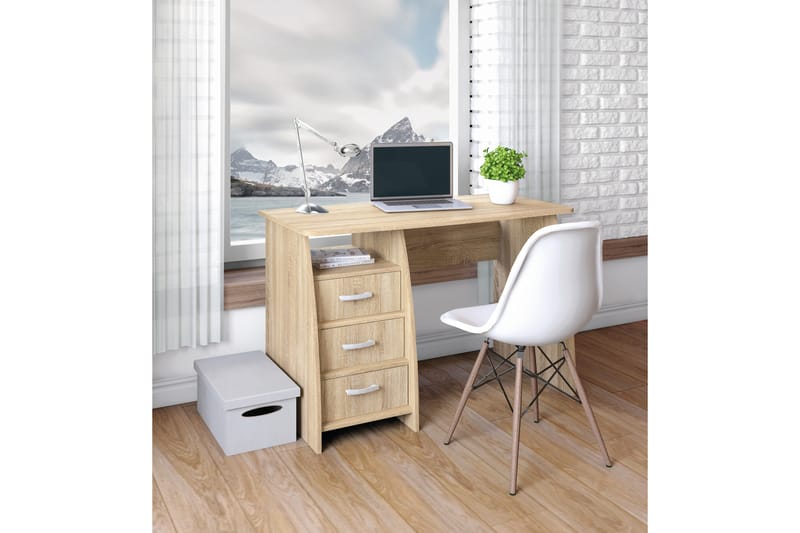 Heisenbug Skrivbord 75 cm - Trä/Natur - Möbler - Bord & matgrupper - Kontorsbord - Skrivbord