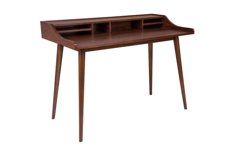 Ionia Skrivbord 120 cm med Förvaring Hylla - Valnötsbrun - Möbler - Bord & matgrupper - Kontorsbord - Skrivbord