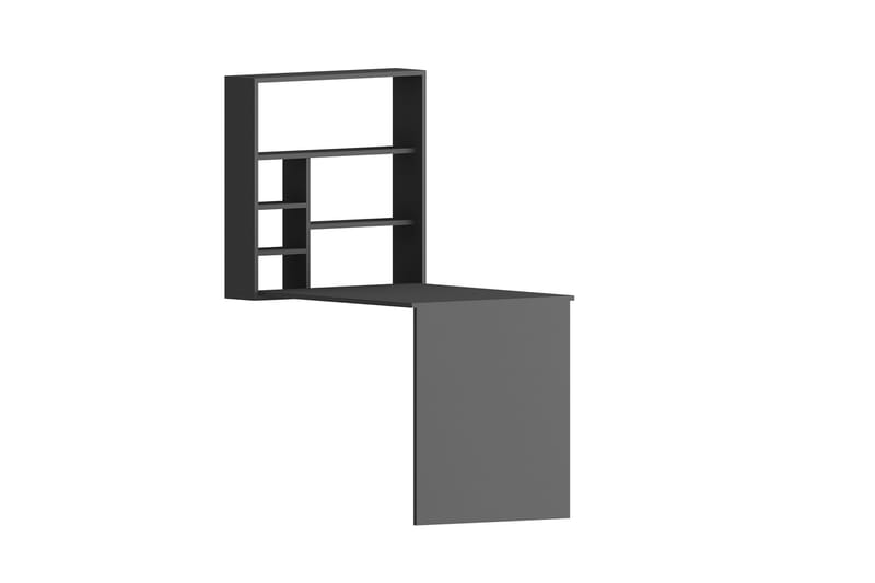 Irbene Väggskrivbord 59 cm med Förvaring Hylla - Antracit - Möbler - Bord & matgrupper - Kontorsbord - Skrivbord