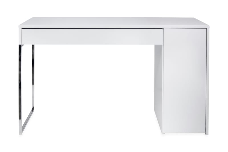 Jirsna Skrivbord 130 cm med Förvaring Låda + Skåp - Vit - Möbler - Bord & matgrupper - Kontorsbord - Skrivbord
