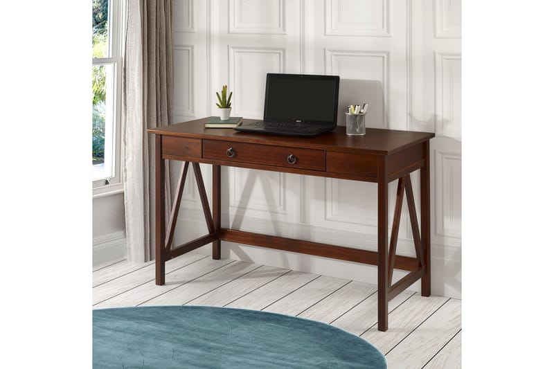Kaholie Skrivbord 117 cm - Brun - Möbler - Bord & matgrupper - Kontorsbord - Skrivbord