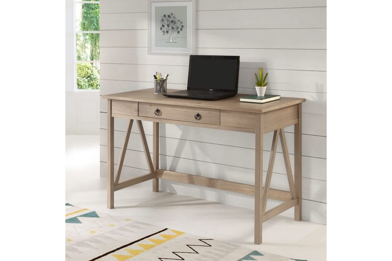 Kaholie Skrivbord 117 cm - Grå - Möbler - Bord & matgrupper - Kontorsbord - Skrivbord