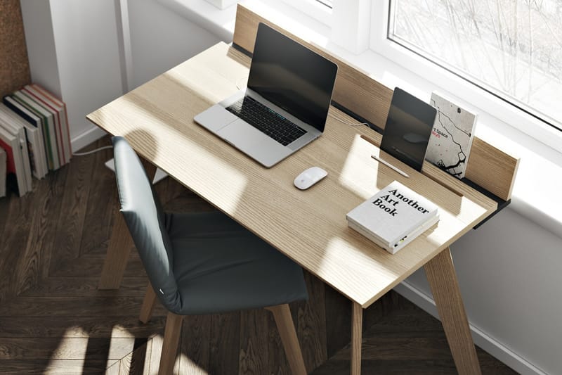 Laronda Skrivbord 126 cm - Trä/Natur - Möbler - Bord & matgrupper - Kontorsbord - Skrivbord