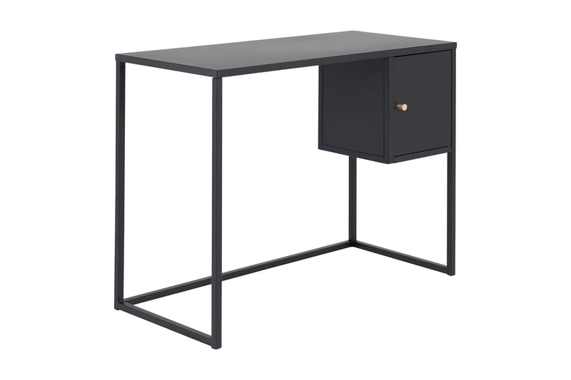 Lovenote Skrivbord 95 cm med Förvaring Skåp - Svart - Möbler - Bord & matgrupper - Kontorsbord - Skrivbord