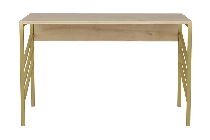 Malem Skrivbord 60x74,8x120 cm - Guld/Brun - Möbler - Bord & matgrupper - Kontorsbord - Skrivbord