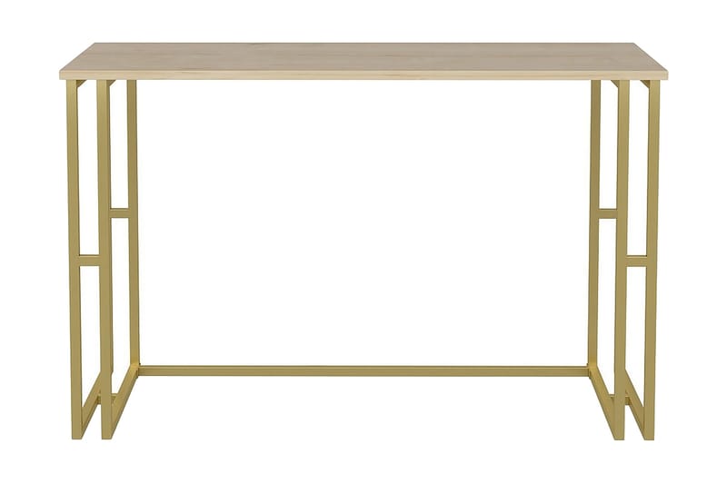 Malem Skrivbord 60x74,8x120 cm - Guld/Brun - Möbler - Bord & matgrupper - Kontorsbord - Skrivbord