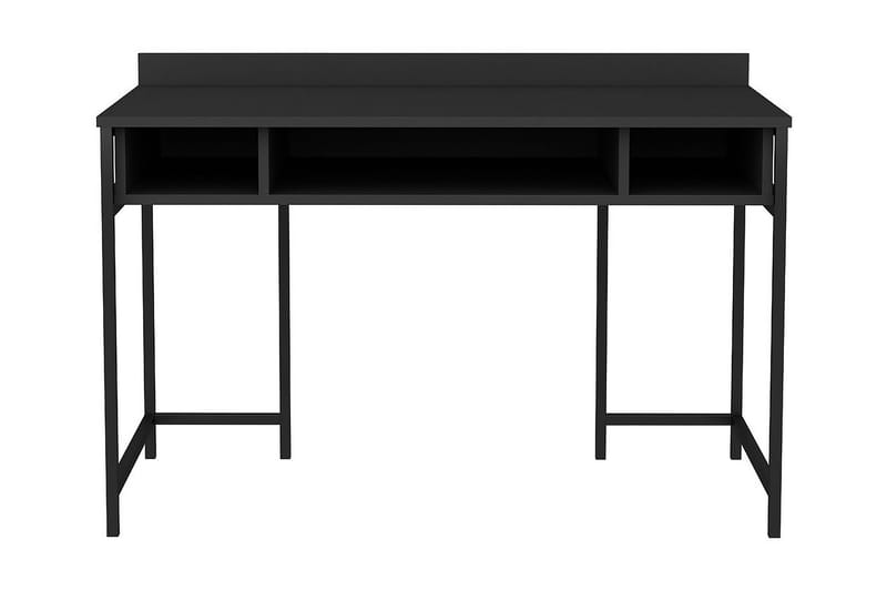 Malem Skrivbord 60x74,8x120 cm med förvaring - Svart/Antracit - Möbler - Bord & matgrupper - Kontorsbord - Skrivbord