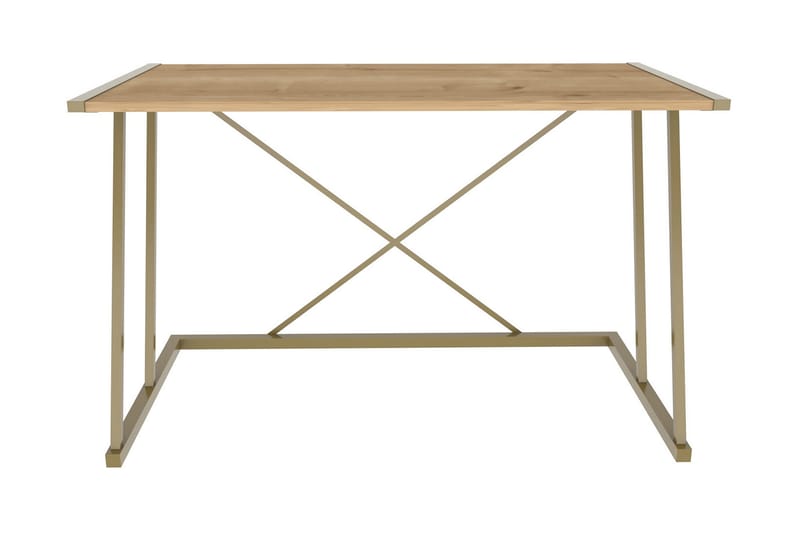 Malem Skrivbord 60x75x114 cm - Guld/Brun - Möbler - Bord & matgrupper - Kontorsbord - Skrivbord