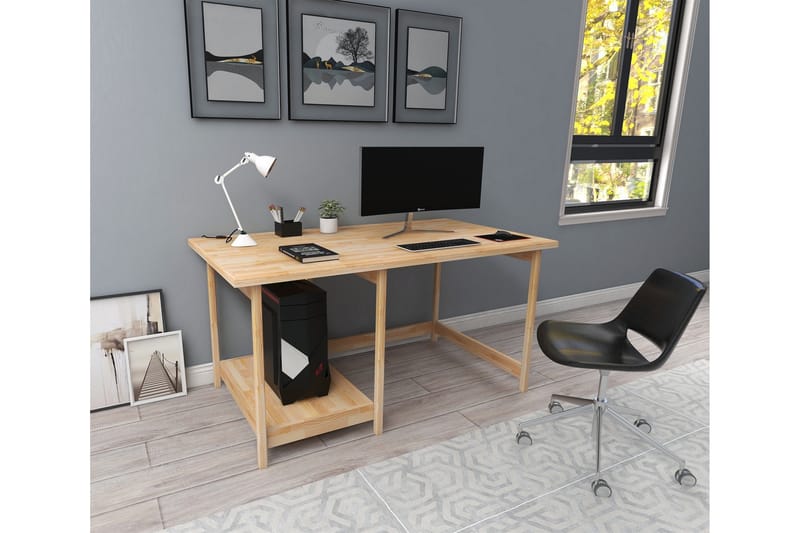 Mojon Skrivbord 120 cm - Ljus Natur - Möbler - Bord & matgrupper - Kontorsbord - Skrivbord
