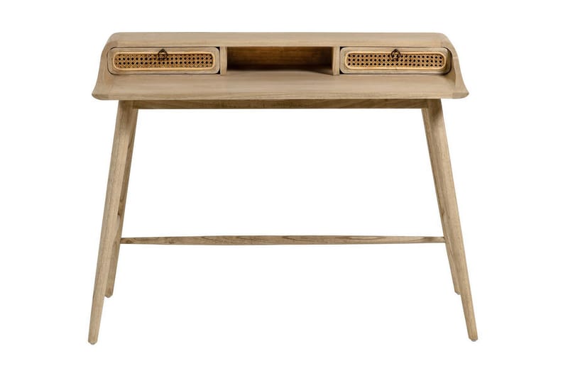 Nalut Skrivbord 110 cm med Förvaring - Rotting/Brun - Möbler - Bord & matgrupper - Kontorsbord - Skrivbord