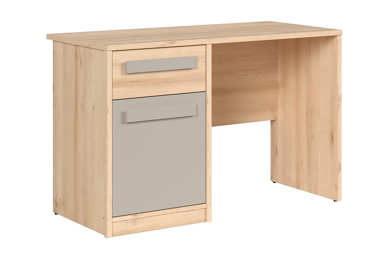 Namek Skrivbord 120 cm med Förvaring Låda + Skåp - Natur/Grå - Möbler - Bord & matgrupper - Kontorsbord - Skrivbord