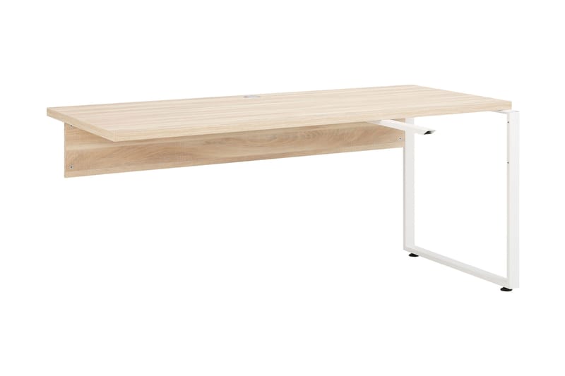 Neviges Skrivbordsdel 120 cm - Brun/Platinagrå - Möbler - Bord & matgrupper - Kontorsbord - Skrivbord