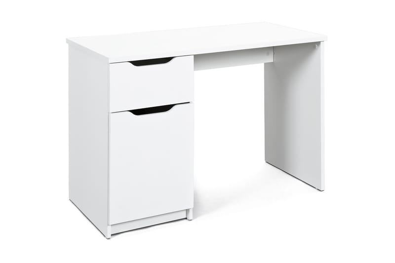 Novalis Skrivbord 115 cm med Förvaring Låda + Skåp - Vit - Möbler - Bord & matgrupper - Kontorsbord - Skrivbord