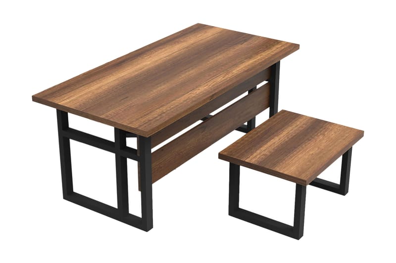 Numandro Skrivbord 180 cm - Teak/Antracit - Möbler - Bord & matgrupper - Kontorsbord - Skrivbord