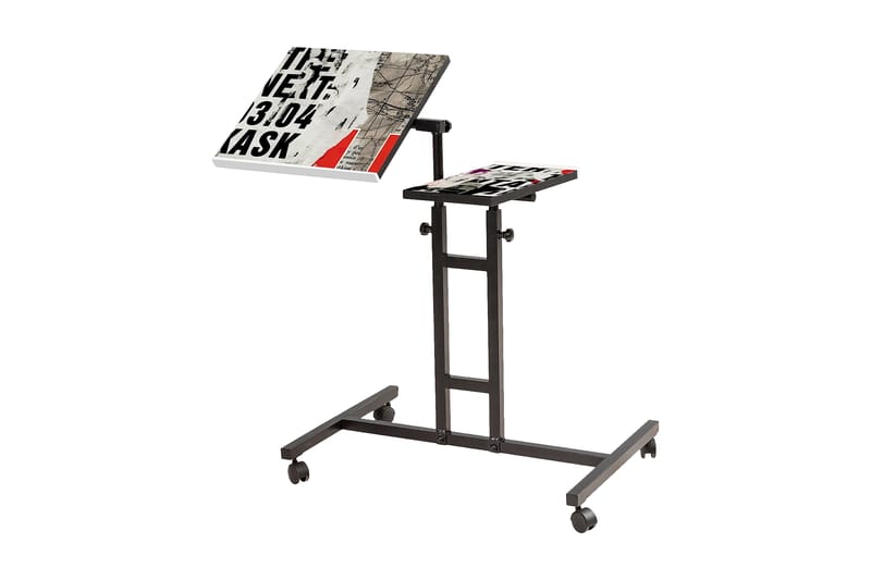 Ollier Ståskrivbord 67 cm - Vit/Svart - Möbler - Bord & matgrupper - Kontorsbord - Skrivbord