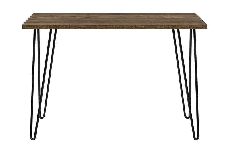 Owen Skrivbord 102 cm Valnötsbrun/Svart - Dorel Home - Möbler - Bord & matgrupper - Kontorsbord - Skrivbord