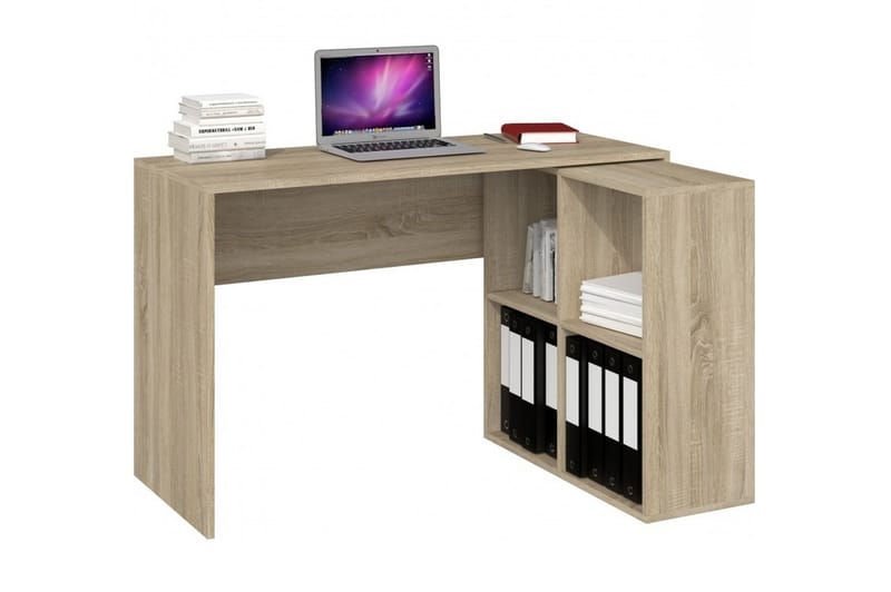 Ploris Skrivbord 120 cm med Förvaring Hyllor - Sonomaek - Möbler - Bord & matgrupper - Kontorsbord - Skrivbord